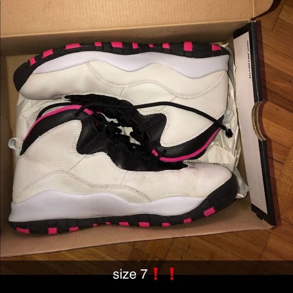 Jordan Other - White and Vivid Pink 10’s Jordan Other - White and Vivid Pink 10’s
